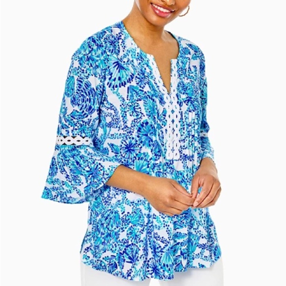 Iilly Pulitzer Hollie Tunic Top